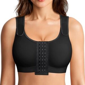 Post Surgery Compression Bras for Women Front Closure
